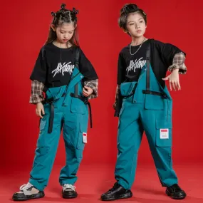 Abbigliamento per danza jazz per bambini Performance Tute hiphop Pantaloni Abiti per ballo di strada per ragazzi belli hip-hop G