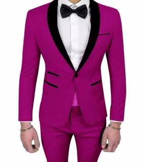 Abiti da sposo da uomo su misura per uomo 2 pezzi grigio chiaro 1 bottone scialle con risvolto smoking Terno Masculino Blazer Se