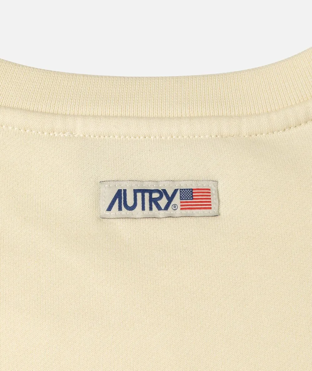 AUTRY DONNA--Felpa in jersey label