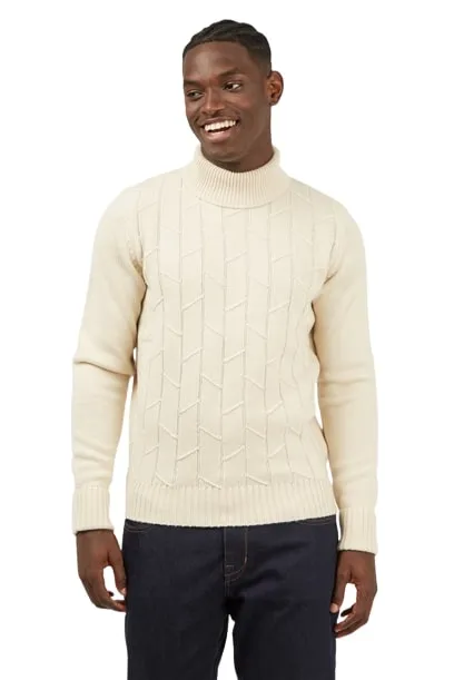 BEN SHERMAN ROLL NECK MAGLIA DA UOMO COLLO ALTO 0065555