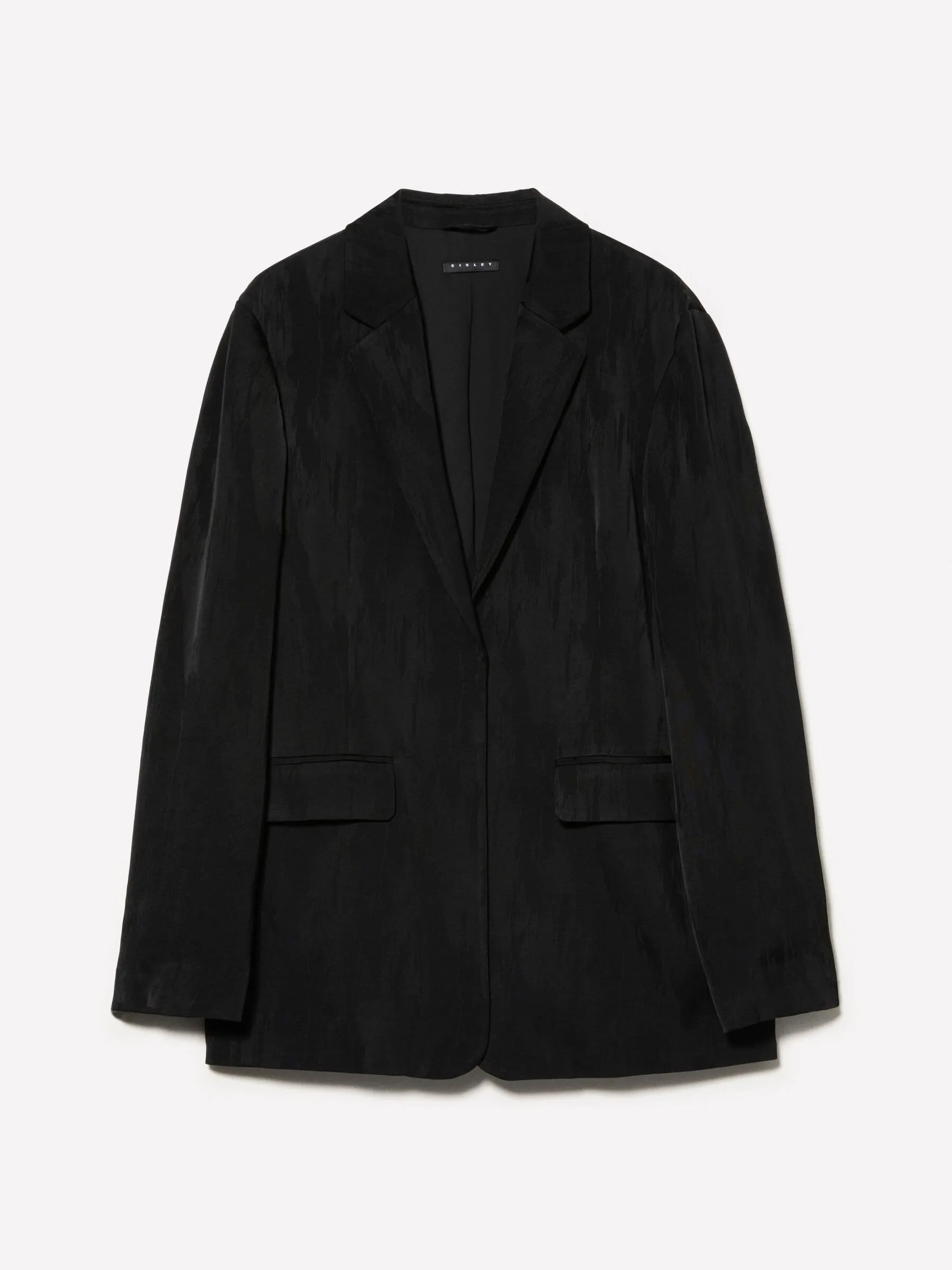 Blazer nero aperto