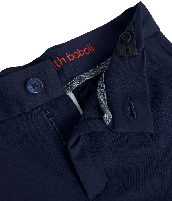 Boboli boy's casual trousers 738334 2440 blue