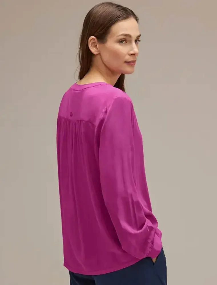 Camicia Manica Lunga Casual Street One - Fucsia