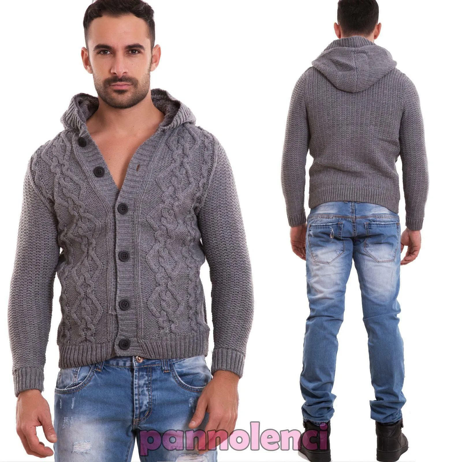 Cardigan uomo maglione pullover BB025