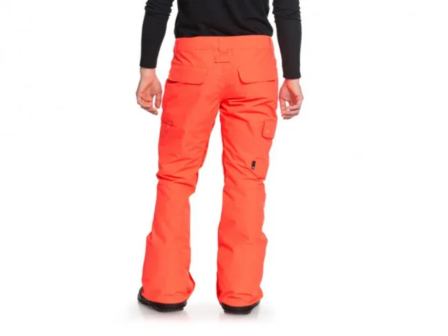 DC PANTALONI SNOWBOARD DONNA  EDJTP03019 MKZ0  RECRUIT PNT W ORANGE FLUO