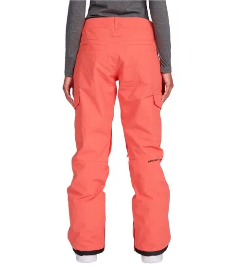 DC Shoes Nonchalant pantaloni da neve da donna, pantaloni invernali idrorepellenti con trattamento DWR ADJTP03011 MKZ0 Corallo