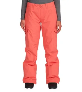 DC Shoes Nonchalant pantaloni da neve da donna, pantaloni invernali idrorepellenti con trattamento DWR ADJTP03011 MKZ0 Corallo