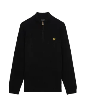 Lyle & Scott Ribbed Quartier Zip Jumper KN1712V-Z865