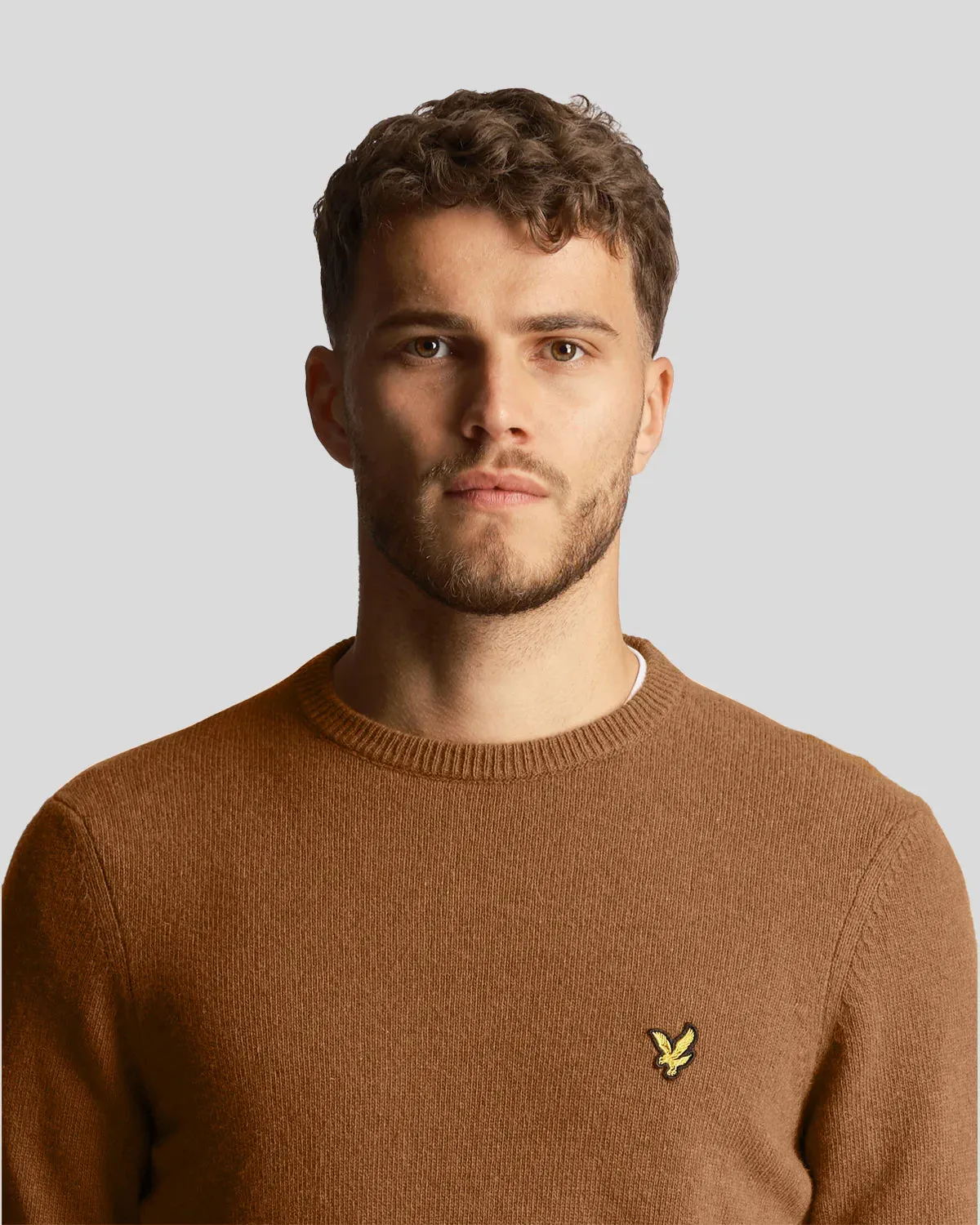 LYLE&SCOTT Lambswool Blend Crewneck KN921VF-X078