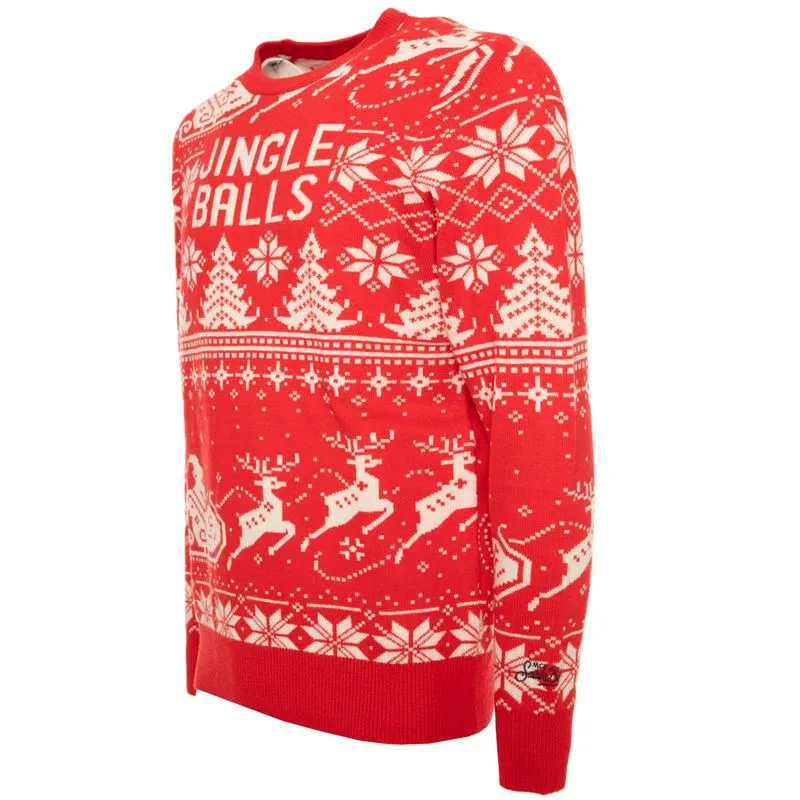 Maglione Nordic Jingle rosso 