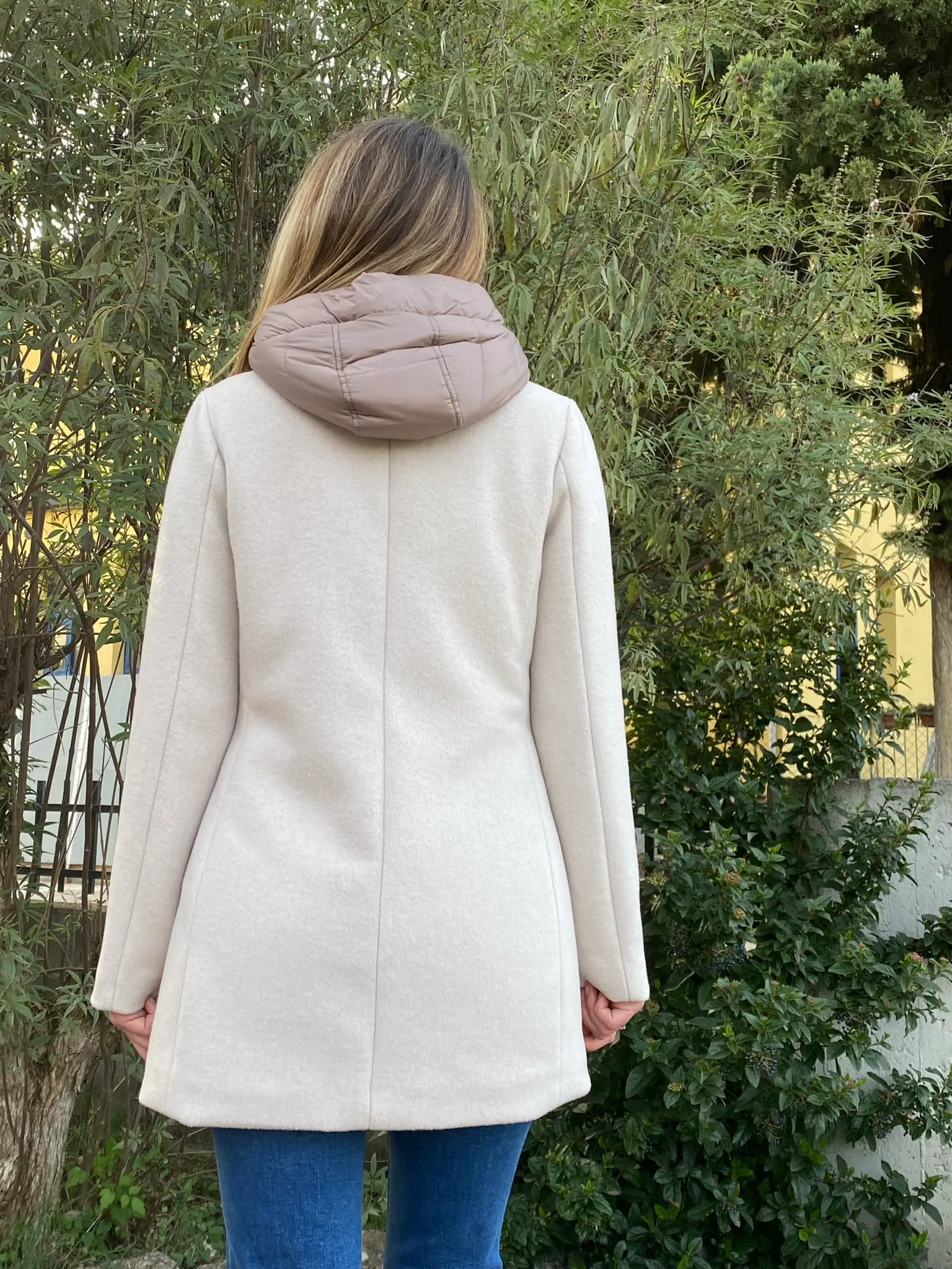 MIXTURE Cappotto in lana con interno in piumino staccabile CAPPOTTO G1646