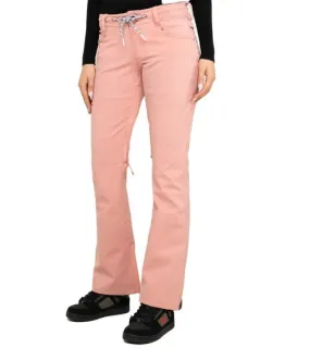 Pantaloni da neve da donna DC Shoes Viva con trattamento DWR e design a conchiglia EDJTP03022 MKP Rosa