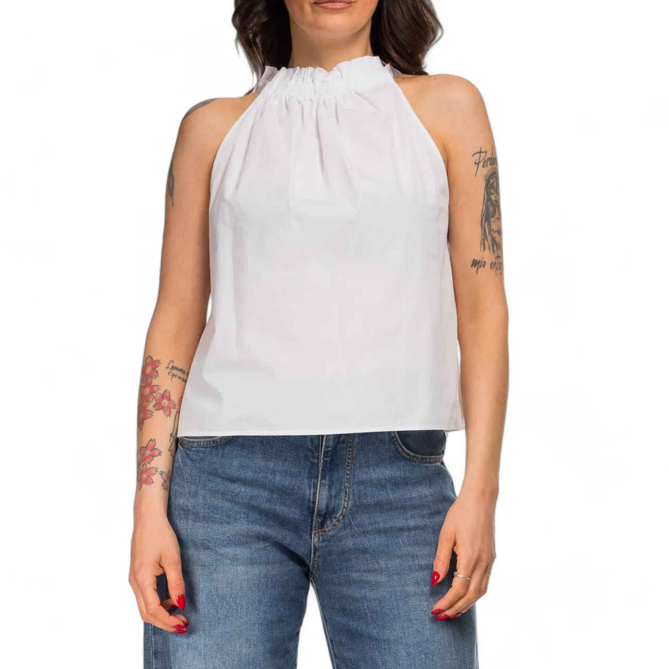 Pinko top bianco elegante