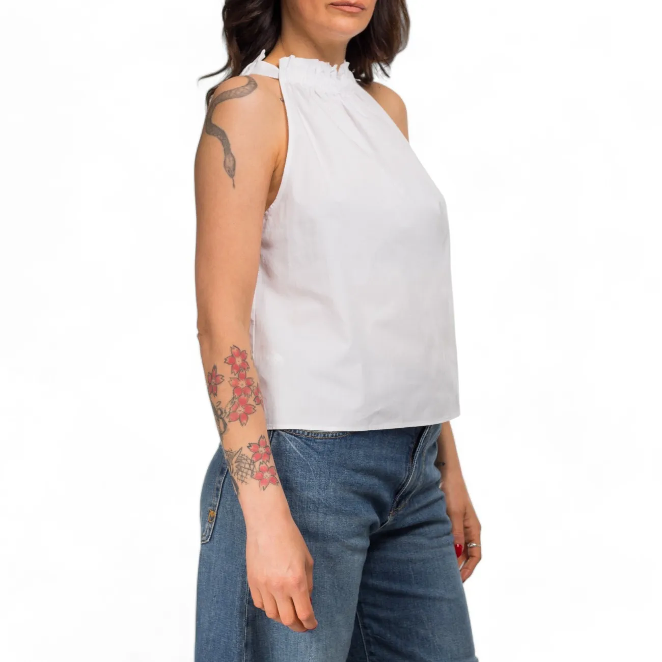 Pinko top bianco elegante