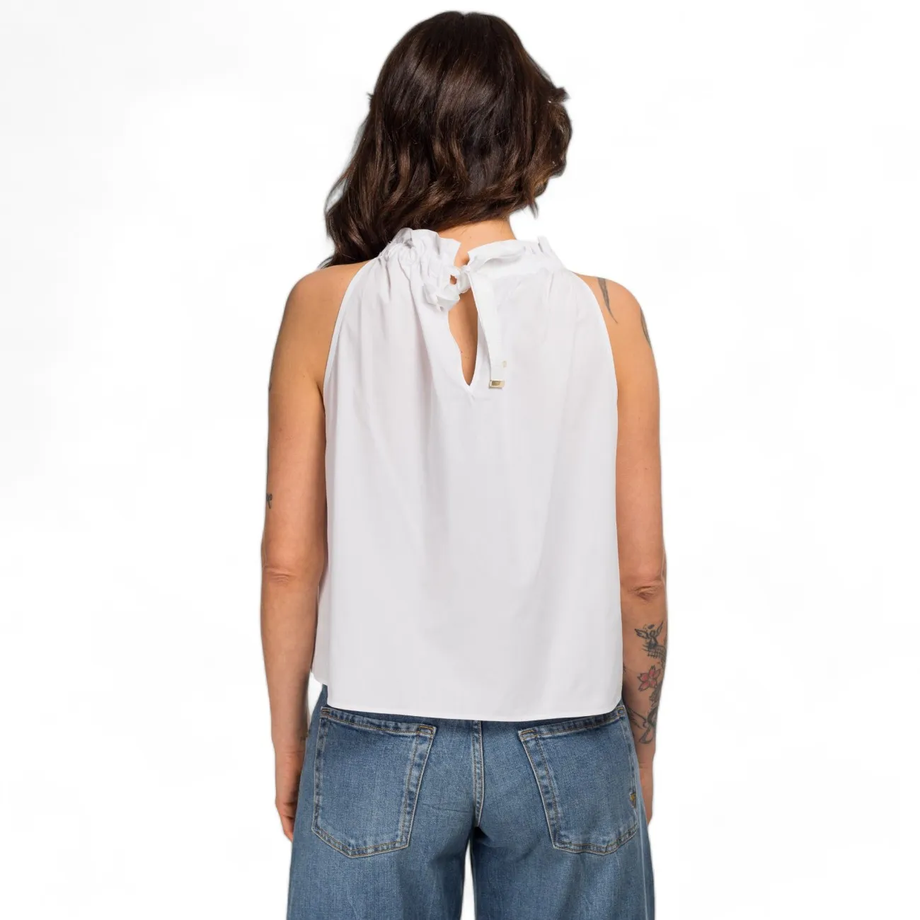 Pinko top bianco elegante