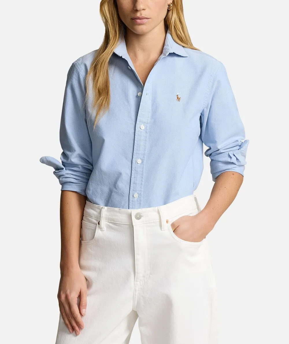 POLO RALPH LAUREN DONNA--Camicia Oxford slim fit