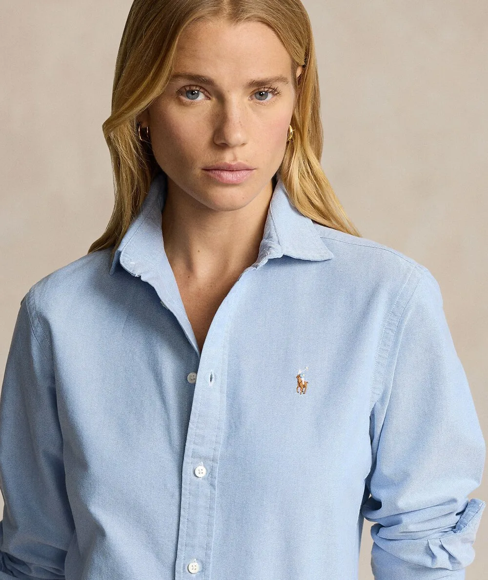 POLO RALPH LAUREN DONNA--Camicia Oxford slim fit