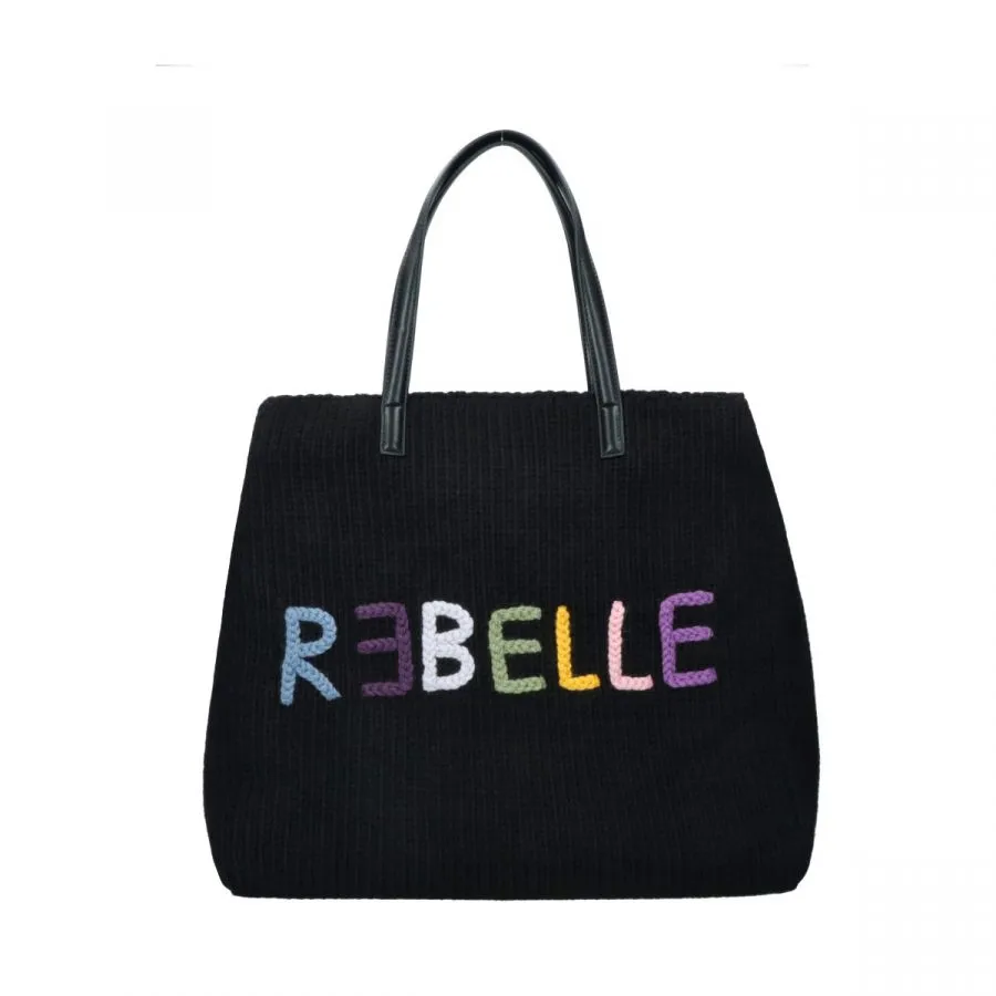 REBELLE Borsa spalla maglia DOLLY SHOPPING M