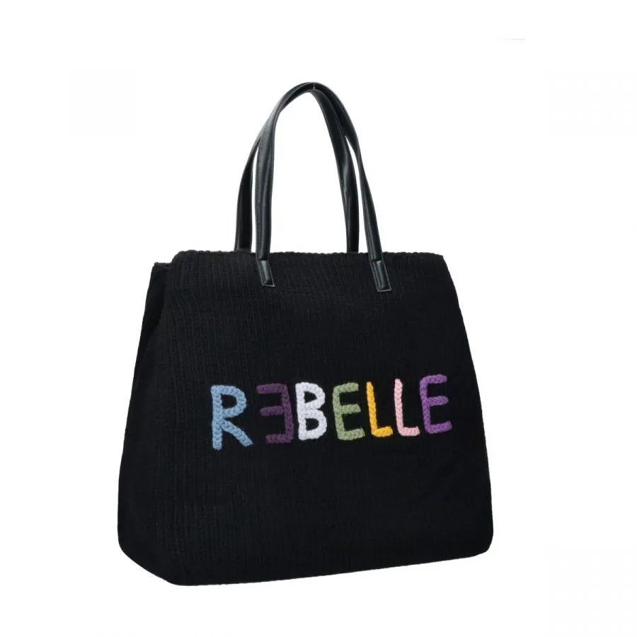 REBELLE Borsa spalla maglia DOLLY SHOPPING M