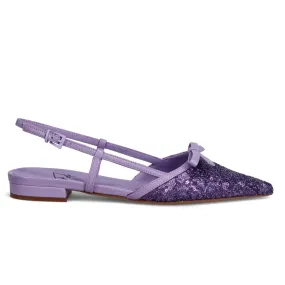 Slingback Roberto Festa Aris iris in pelle e glitter