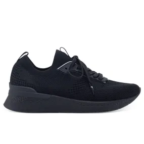 Sneakers da donna Tamaris Fashletics in tessuto nero