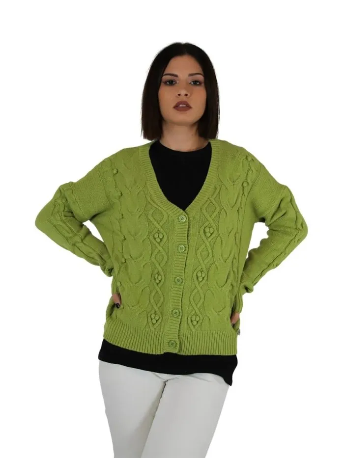 TAKE TWO  MAGLIONE DTA5956 VERDE