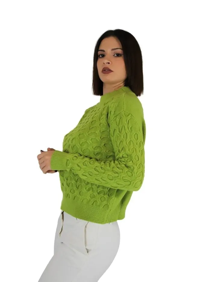 TAKE TWO  MAGLIONE DTA6055 VERDE